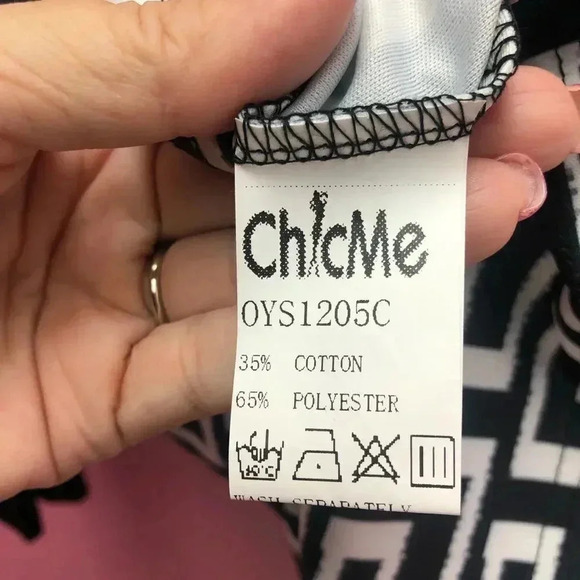 CHICME Geo One Open Shoulder Top - Picture 4 of 5